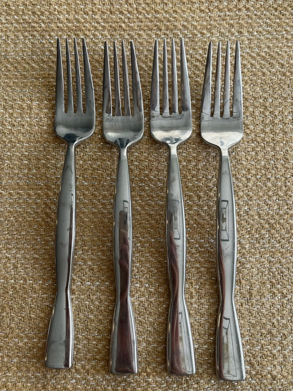 Wave (Stainless) DANSK Salad Forks (4)